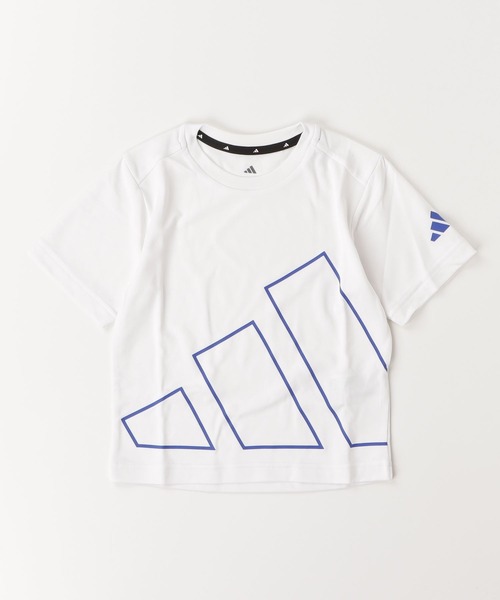 adidas(アディダス)の「マストハブ レギュラーフィット ビッグロゴ キッズ半袖Tシャツ / アディダス adidas(Tシャツ/カットソー・キッズ・ホワイト/ブルー・110/130/140/150/160/120)」の11枚目の写真