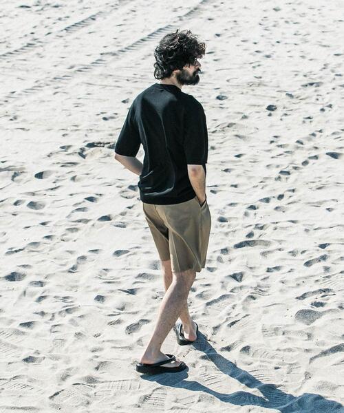 セール】new basic WOOL SILK KNIT T-SHIRTS（ニット/セーター