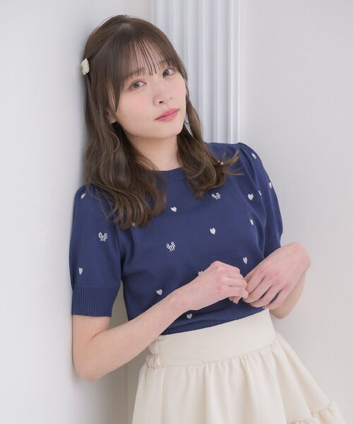 セール】ロゴ入り総刺繍NTPO（ニット/セーター）｜ems excite