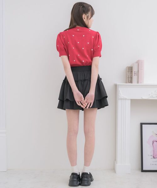 ems excite(エムズエキサイト)の「ロゴ入り総刺繍NTPO(ニット/セーター・レディース・レッド/ダークブルー/ナチュラル・FREE)」の13枚目の写真