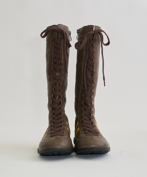 DTYYPE(ドタイプ)の「サイドラインスニーカーブーツ(ブーツ・レディース・ブラウン/ブラック・X-LARGE/LARGE/MEDIUM/SMALL)」の3枚目の写真