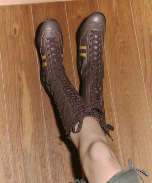 DTYYPE(ドタイプ)の「サイドラインスニーカーブーツ(ブーツ・レディース・ブラウン/ブラック・X-LARGE/LARGE/MEDIUM/SMALL)」の8枚目の写真