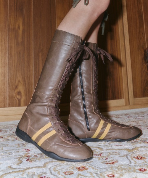 DTYYPE(ドタイプ)の「サイドラインスニーカーブーツ(ブーツ・レディース・ブラウン/ブラック・X-LARGE/LARGE/MEDIUM/SMALL)」の15枚目の写真