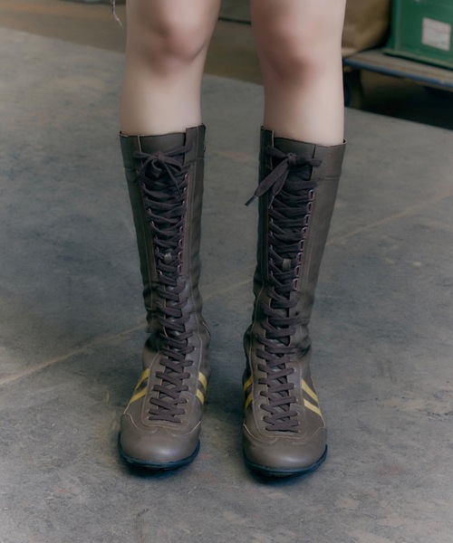 DTYYPE(ドタイプ)の「サイドラインスニーカーブーツ(ブーツ・レディース・ブラウン/ブラック・X-LARGE/LARGE/MEDIUM/SMALL)」の13枚目の写真