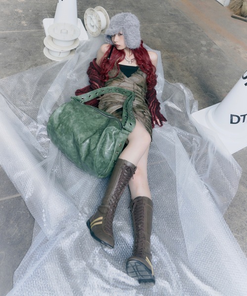 DTYYPE(ドタイプ)の「サイドラインスニーカーブーツ(ブーツ・レディース・ブラウン/ブラック・X-LARGE/LARGE/MEDIUM/SMALL)」の5枚目の写真