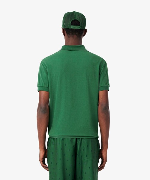 LACOSTE(ラコステ)の「UVカット UPF50+ ウルトラドライ鹿の子 ラコステゴルフワッペンポロシャツ(ポロシャツ・メンズ・ライトブルー/ホワイト/グリーン・3/4/5)」の5枚目の写真