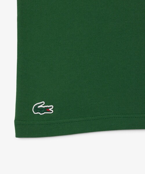 LACOSTE(ラコステ)の「UVカット UPF50+ ウルトラドライ鹿の子 ラコステゴルフワッペンポロシャツ(ポロシャツ・メンズ・ライトブルー/ホワイト/グリーン・3/4/5)」の9枚目の写真
