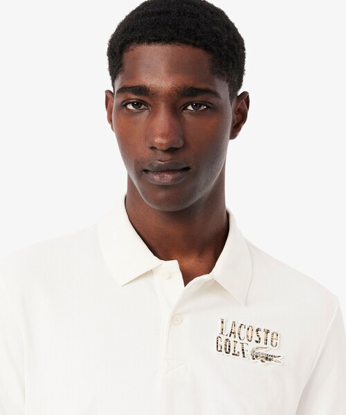 LACOSTE(ラコステ)の「UVカット UPF50+ ウルトラドライ鹿の子 ラコステゴルフワッペンポロシャツ(ポロシャツ・メンズ・ライトブルー/ホワイト/グリーン・3/4/5)」の11枚目の写真