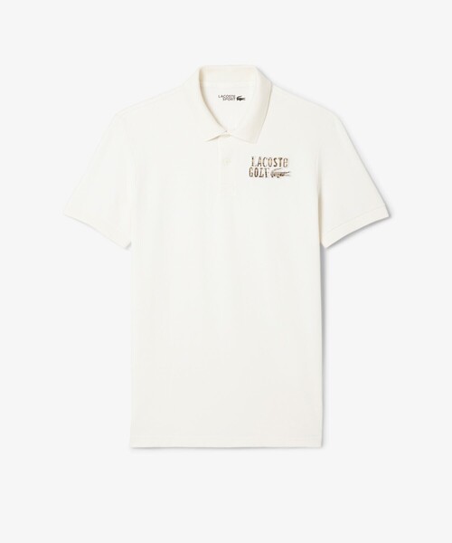 LACOSTE(ラコステ)の「UVカット UPF50+ ウルトラドライ鹿の子 ラコステゴルフワッペンポロシャツ(ポロシャツ・メンズ・ライトブルー/ホワイト/グリーン・3/4/5)」の13枚目の写真