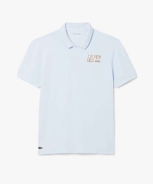 LACOSTE(ラコステ)の「UVカット UPF50+ ウルトラドライ鹿の子 ラコステゴルフワッペンポロシャツ(ポロシャツ・メンズ・ライトブルー/ホワイト/グリーン・3/4/5)」の19枚目の写真