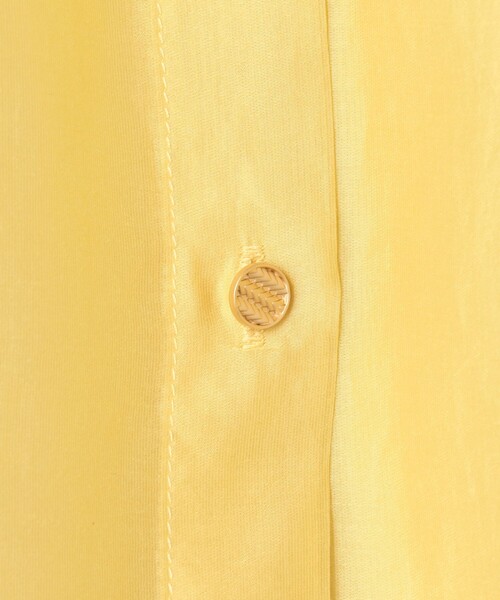 MICO COULIER（ミコクリエ）の「オーガンジースタンドカラーブラウス（シャツ/ブラウス・レディース・グレイッシュベージュ/ベビーピンク/ライトブルー/イエロー・38）」の20枚目の写真