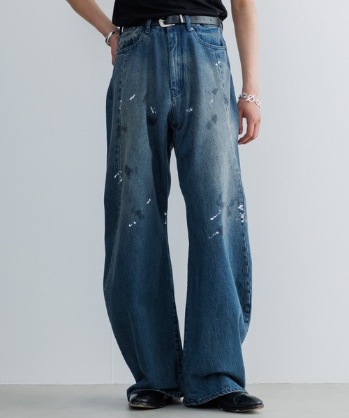 SINSS（シンス）の「Baggy silhouette curve denim / バギーシルエットカーブデニム（デニムパンツ・メンズ・ブルー系その他/ブラック系その他/ブルー/ブラック・X-SMALL/SMALL/MEDIUM/LARGE/X-LARGE）」の19枚目の写真