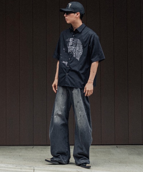 グラム/ギルバートサルエルデニム/バギーシルエット/グランジ/定価25190円 グラム/ギルバートサルエルデニム/バギーシルエット/グランジ/定価