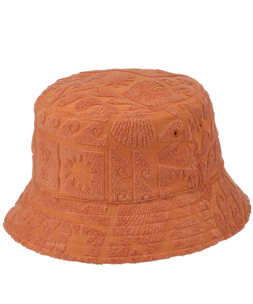 ROXY(ロキシー)の「SUNBATHING HAT/ロキシー総柄パイル地ベルハット(ハット・レディース・パープル/ネイビー/オレンジ・FREE)」の16枚目の写真