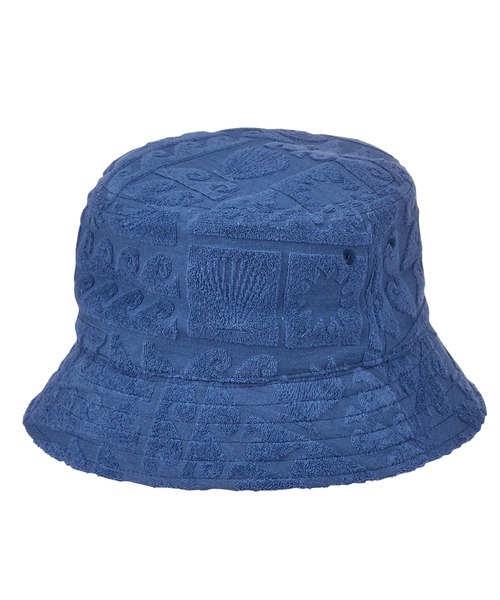 ROXY(ロキシー)の「SUNBATHING HAT/ロキシー総柄パイル地ベルハット(ハット・レディース・パープル/ネイビー/オレンジ・FREE)」の8枚目の写真