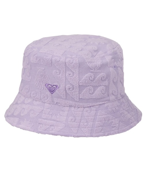 ROXY(ロキシー)の「SUNBATHING HAT/ロキシー総柄パイル地ベルハット(ハット・レディース・パープル/ネイビー/オレンジ・FREE)」の11枚目の写真