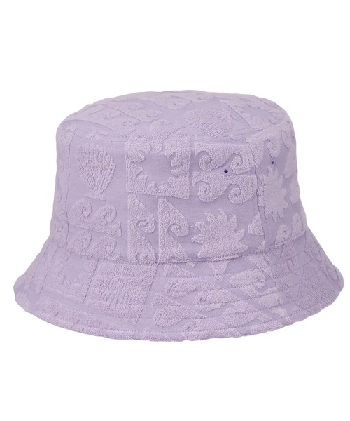 ROXY(ロキシー)の「SUNBATHING HAT/ロキシー総柄パイル地ベルハット(ハット・レディース・パープル/ネイビー/オレンジ・FREE)」の12枚目の写真