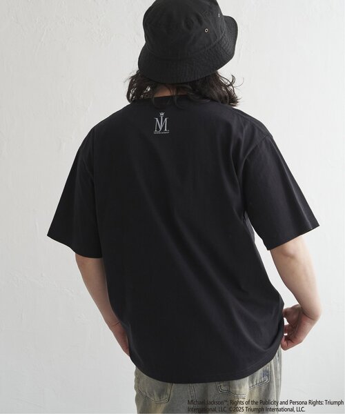 Michael Jackson マイケル・ジャクソン シルバー箔プリントTee
