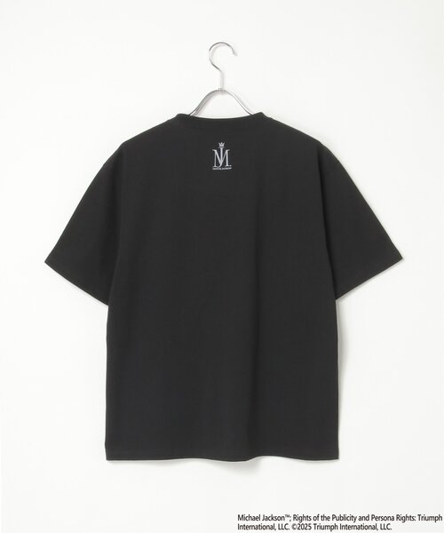 Michael Jackson マイケル・ジャクソン シルバー箔プリントTee