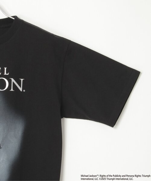 Michael Jackson マイケル・ジャクソン シルバー箔プリントTee