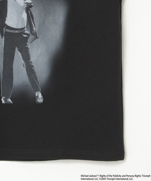 Michael Jackson マイケル・ジャクソン シルバー箔プリントTee Michael Jackson マイケル・ジャクソン シルバー箔プリントTee