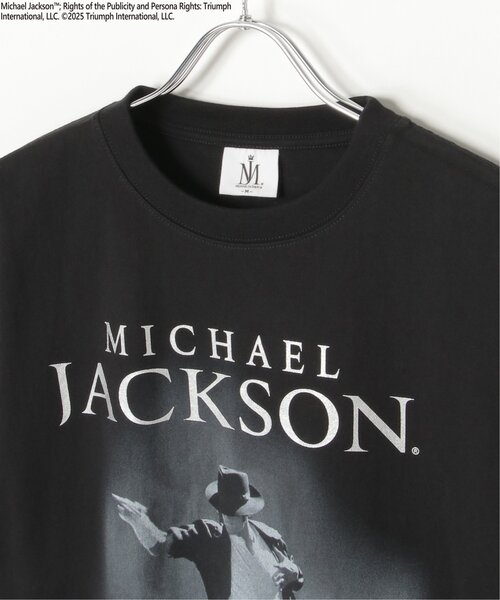 Michael Jackson マイケル・ジャクソン シルバー箔プリントTee Michael Jackson マイケル・ジャクソン シルバー箔プリントTee