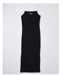 RVCA レディース OLD ENGLISH TANK DRESS ワンピース 【2025年夏モデル】/ルーカカップ付きタイトロングキャミワンピース