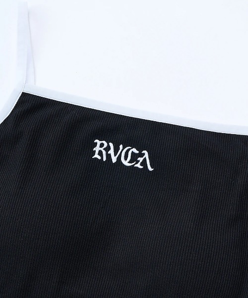 RVCA(ルーカ)の「RVCA レディース OLD ENGLISH TANK DRESS ワンピース 【2025年夏モデル】/ルーカカップ付きタイトロングキャミワンピース(ワンピース・レディース・ホワイト/ブラック・SMALL/MEDIUM)」の5枚目の写真