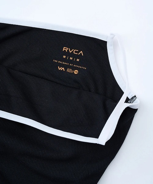 RVCA(ルーカ)の「RVCA レディース OLD ENGLISH TANK DRESS ワンピース 【2025年夏モデル】/ルーカカップ付きタイトロングキャミワンピース(ワンピース・レディース・ホワイト/ブラック・SMALL/MEDIUM)」の8枚目の写真