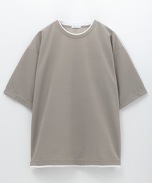 URBAN COLLECTION（アーバンコレクション）の「URBANCOLECTION 杢調梨地 フェイクレイヤードTシャツ（Tシャツ/カットソー）」