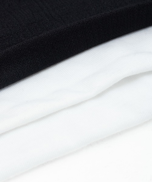 URBAN COLLECTION（アーバンコレクション）の「URBANCOLECTION 杢調梨地 フェイクレイヤードTシャツ（Tシャツ/カットソー・メンズ・ライトグレー/グリーン/ブラック/サックスブルー/ライトベージュ・S/M/L/XL）」の11枚目の写真