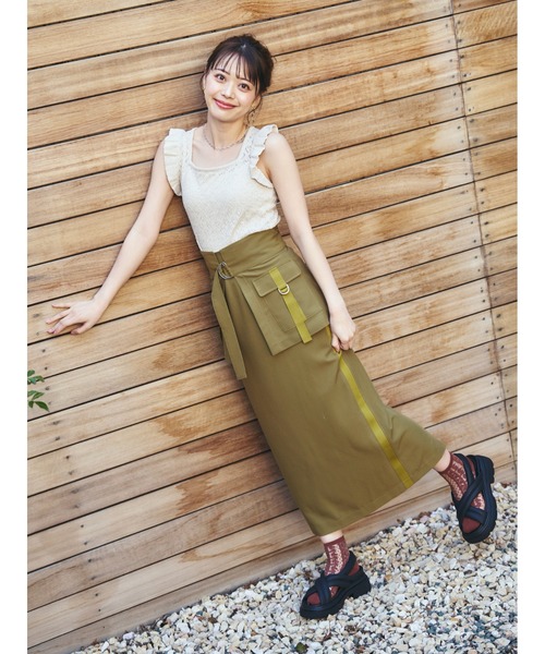 Mafmof(マフモフ)の「Mafmof(マフモフ)7cm厚底ソールクロスベルトパデットサンダル(サンダル・レディース・ブラック/アイボリー・S/M/L/LL)」の8枚目の写真
