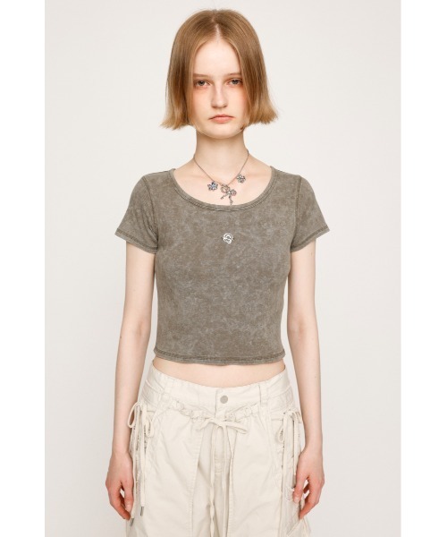 THEREDTHREAD / ザレッドスレッド】S damage tops half logo