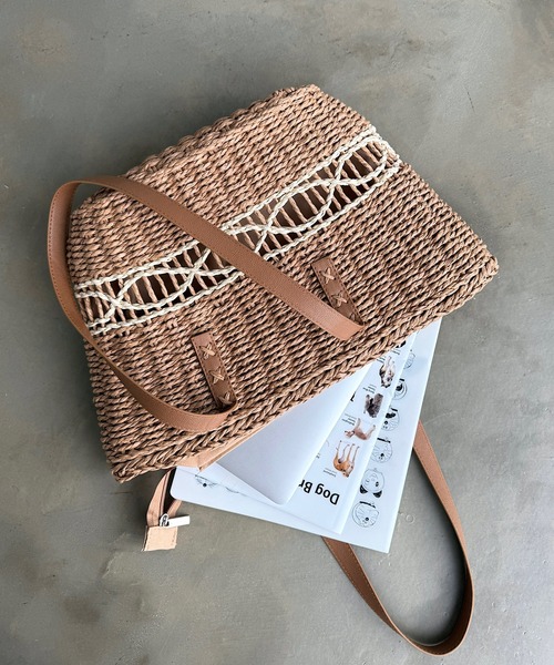 クロスステッチサマートートバッグ（かごバッグ）｜Lunea（ルネア）の