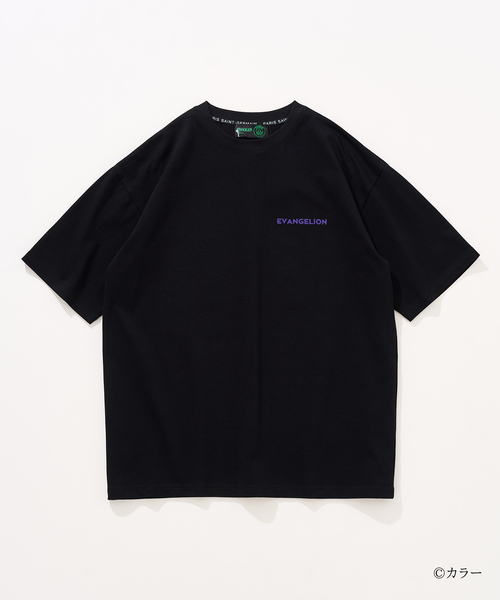 PARIS SAINT-GERMAIN(パリサンジェルマン)の「【EVA*PSG】 JP BACK EMBLEM TEE(Tシャツ/カットソー・メンズ・パープル/グリーン・MEDIUM/LARGE/X-LARGE/SMALL)」の4枚目の写真