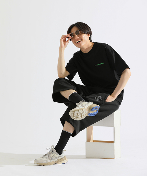 PARIS SAINT-GERMAIN(パリサンジェルマン)の「【EVA*PSG】 JP BACK EMBLEM TEE(Tシャツ/カットソー・メンズ・パープル/グリーン・MEDIUM/LARGE/X-LARGE/SMALL)」の5枚目の写真