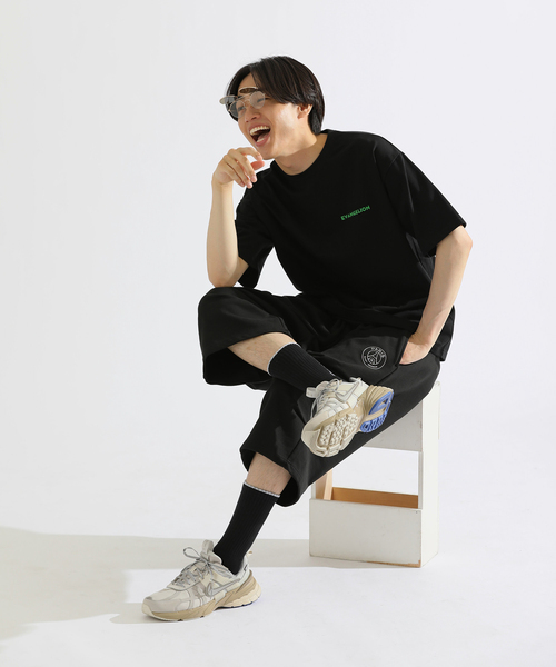 PARIS SAINT-GERMAIN(パリサンジェルマン)の「【EVA*PSG】 JP BACK EMBLEM TEE(Tシャツ/カットソー・メンズ・パープル/グリーン・MEDIUM/LARGE/X-LARGE/SMALL)」の6枚目の写真