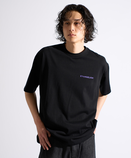 tシャツ 「EVA*PSG」 JP  PATTERND BLUE TEE レディース EDIFICE｜【EVA*PSG】 JP PATTERND BLUE TEE | Rakuten Fashion