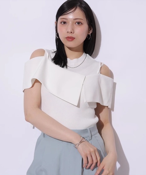 期間限定値下げ　マイストラーダ　シャツドッキングニット Mystrada（マイストラーダ）の「シャツドッキングニット（ニット