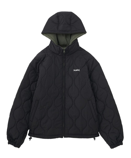 X-girl（エックスガール）の「FACE PATCH REVERSIBLE JACKET