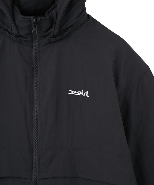 X-girl（エックスガール）の「FACE PATCH REVERSIBLE JACKET