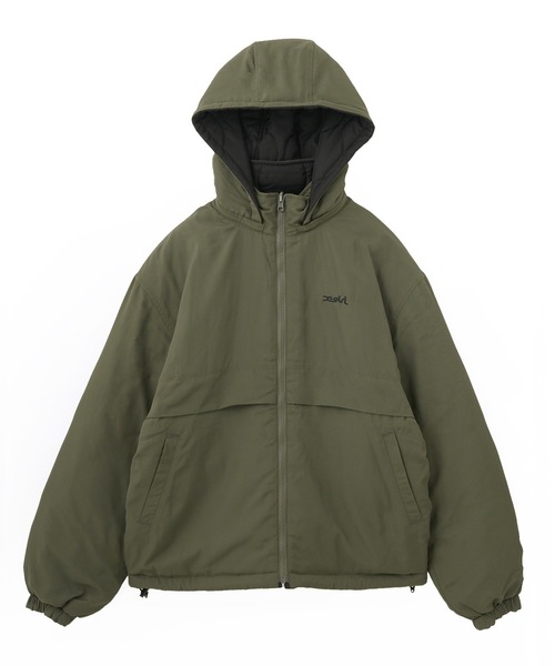 X-girl　リバーシブルジャケット　М　OLIVE　エックスガール　オリーブ X-girl リバーシブルジャケット М OLIVE エックスガール オリーブ