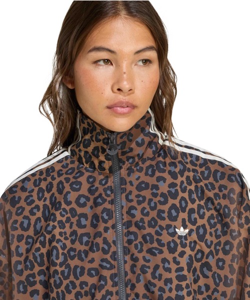 アディダス　ジャージ　ドット柄　Mサイズ adidas LEOPARD FIREBIRD OVERSIZED TRACKTOP / アディダス