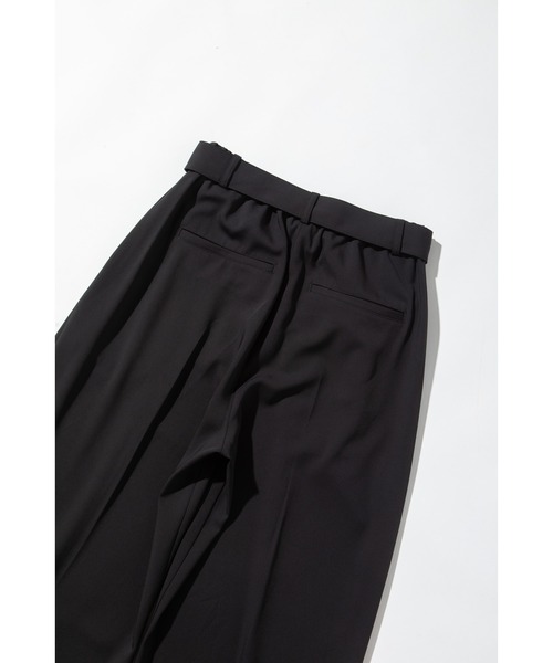 WCJ(ダブルシージェイ)の「【速乾】ベルト付きツータックパンツ(その他パンツ・レディース・アイボリー/サックスブルー/ブラック/ブラウン・FREE)」の19枚目の写真
