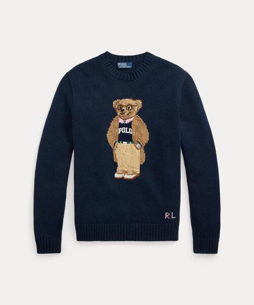 POLO RALPH LAUREN(ポロ ラルフ ローレン)の「Polo ベア セーター(ニット/セーター・メンズ・ネイビー系1・XS/S/M/L)」の8枚目の写真
