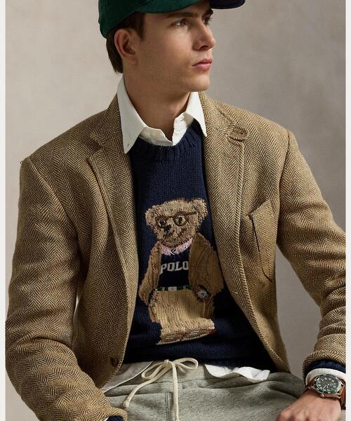 POLO RALPH LAUREN(ポロ ラルフ ローレン)の「Polo ベア セーター(ニット/セーター・メンズ・ネイビー系1・XS/S/M/L)」の4枚目の写真