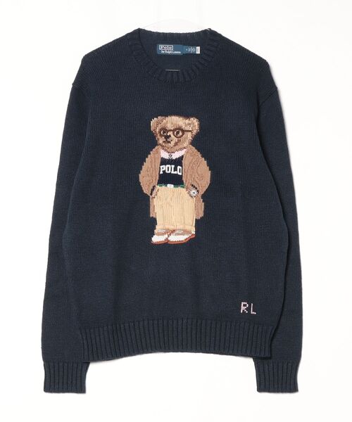 POLO RALPH LAUREN(ポロ ラルフ ローレン)の「Polo ベア セーター(ニット/セーター・メンズ・ネイビー系1・XS/S/M/L)」の3枚目の写真