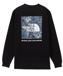 THE NORTH FACE L/S SQUARE Digital Graphic Tee / ザ ノース フェイス ロングスリーブ スクエア デジタル グラフィック Tシャツ