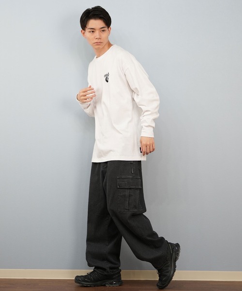 DC(ディーシー)の「DC/ディーシー 25 GAME APP LS ロンT/長袖Tシャツ DLT254048(Tシャツ/カットソー・メンズ・ブラック/ホワイト・M/XL/L)」の7枚目の写真