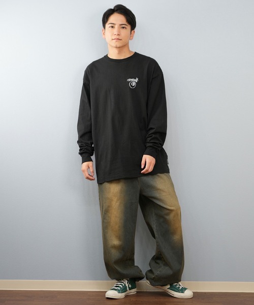 DC(ディーシー)の「DC/ディーシー 25 GAME APP LS ロンT/長袖Tシャツ DLT254048(Tシャツ/カットソー・メンズ・ブラック/ホワイト・M/XL/L)」の9枚目の写真